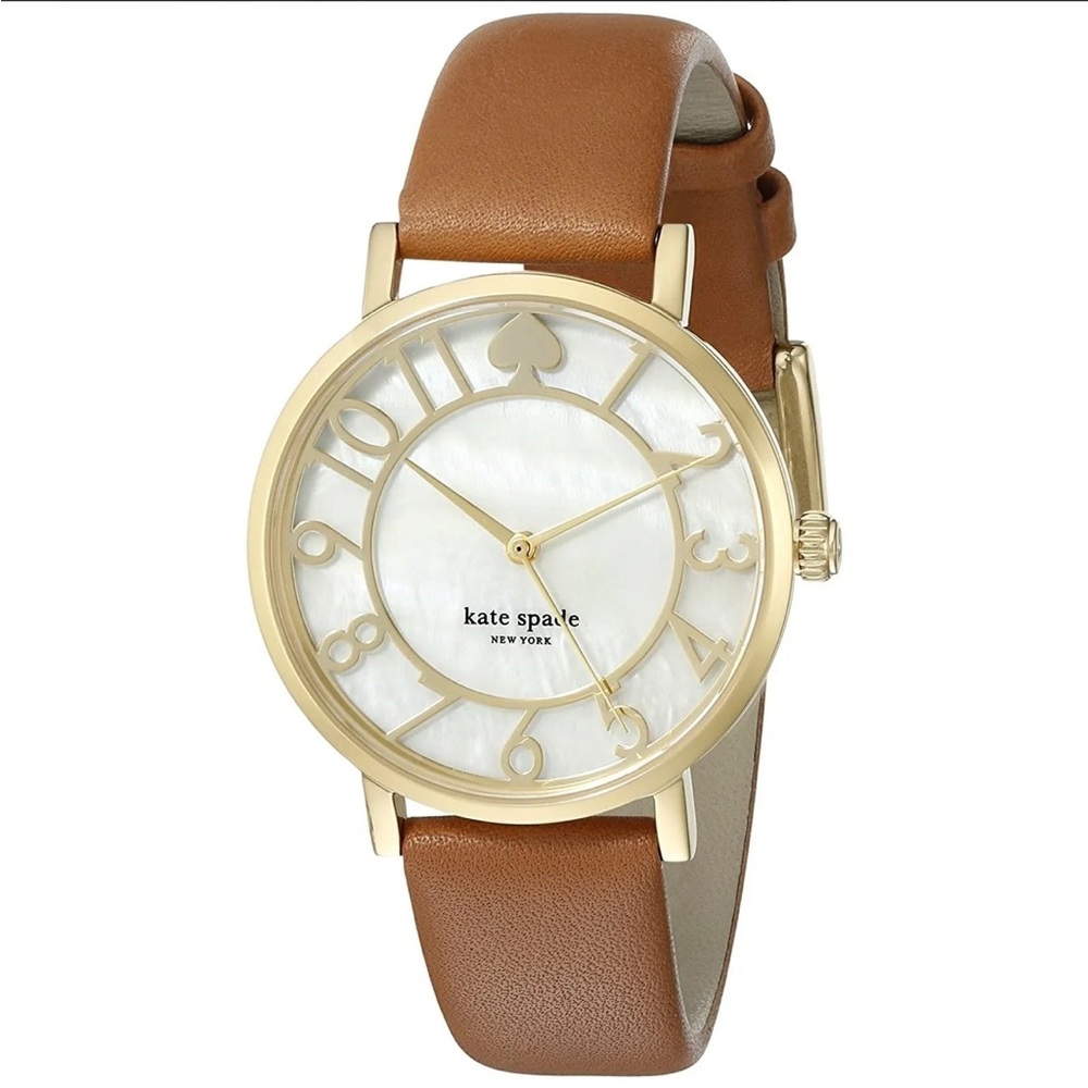 Kate Spade Women's Metro Brown Leather Watch